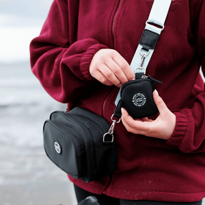 purrfect dog walking bag