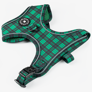 Glow Harness® - Tartan Green.