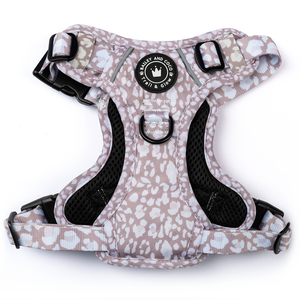 Trail & Glow® Dog Harness - Mocha Leopard