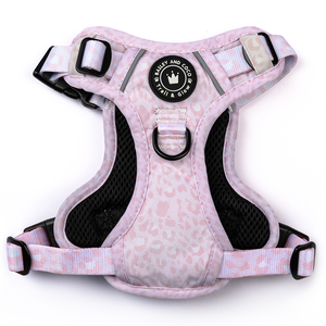 Trail & Glow® Dog Harness - Blush Leopard