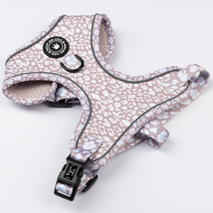 Adjustable Glow Harness® - Mocha Leopard