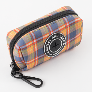 Poo Bag Holder - Rustic Tartan.