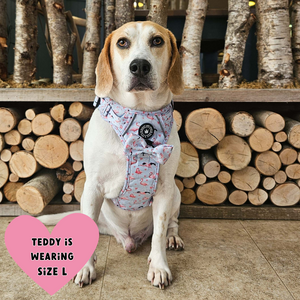 Trail & Glow® Dog Harness - Flamingo Fling