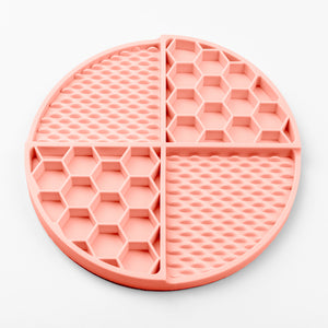 Dog Lick Mat - Petal Pink: Perfect for Anxiety & Dental Health