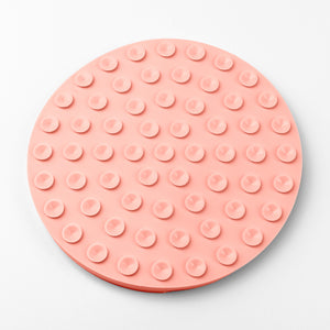 Dog Lick Mat - Petal Pink: Perfect for Anxiety & Dental Health