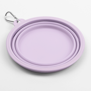 Collapsible Dog Water Bowl - Lilac Mist - Bailey and Coco (UK)