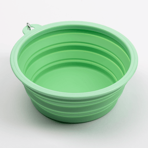 Collapsible Dog Water Bowl - Pistachio Green - Bailey and Coco (UK)