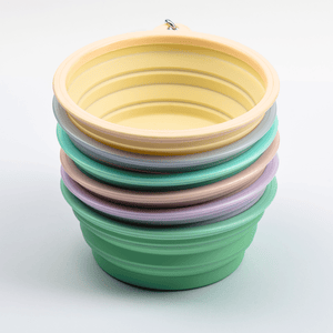 Collapsible Dog Water Bowl - Pistachio Green - Bailey and Coco (UK)