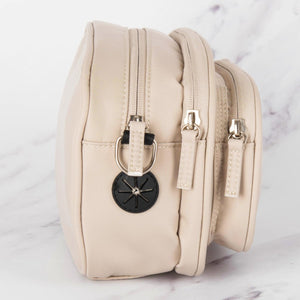 Dog Walking Bag - Latte with Spring Dreams Strap - Bailey and Coco (UK)