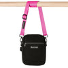 Dog Walking Bag With Hot Pink Strap - Black - Bailey and Coco (UK)