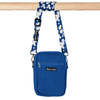 Dog Walking Bag With Loves Me, Loves Me Not Daisy Strap - Midnight Blue - Bailey and Coco (UK)