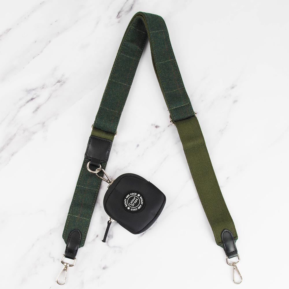 Forest Tweed Strap for Dog Walking Bag - Bailey and Coco (UK)