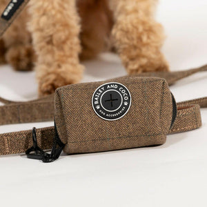 Poo Bag Holder - Oxford Tweed - Bailey and Coco (UK)