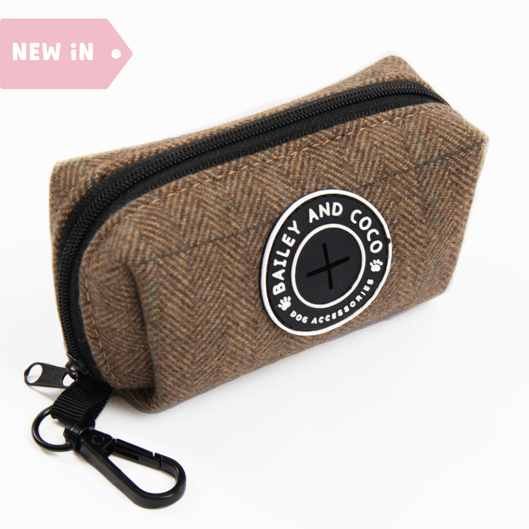 Poo Bag Holder - Oxford Tweed - Bailey and Coco (UK)