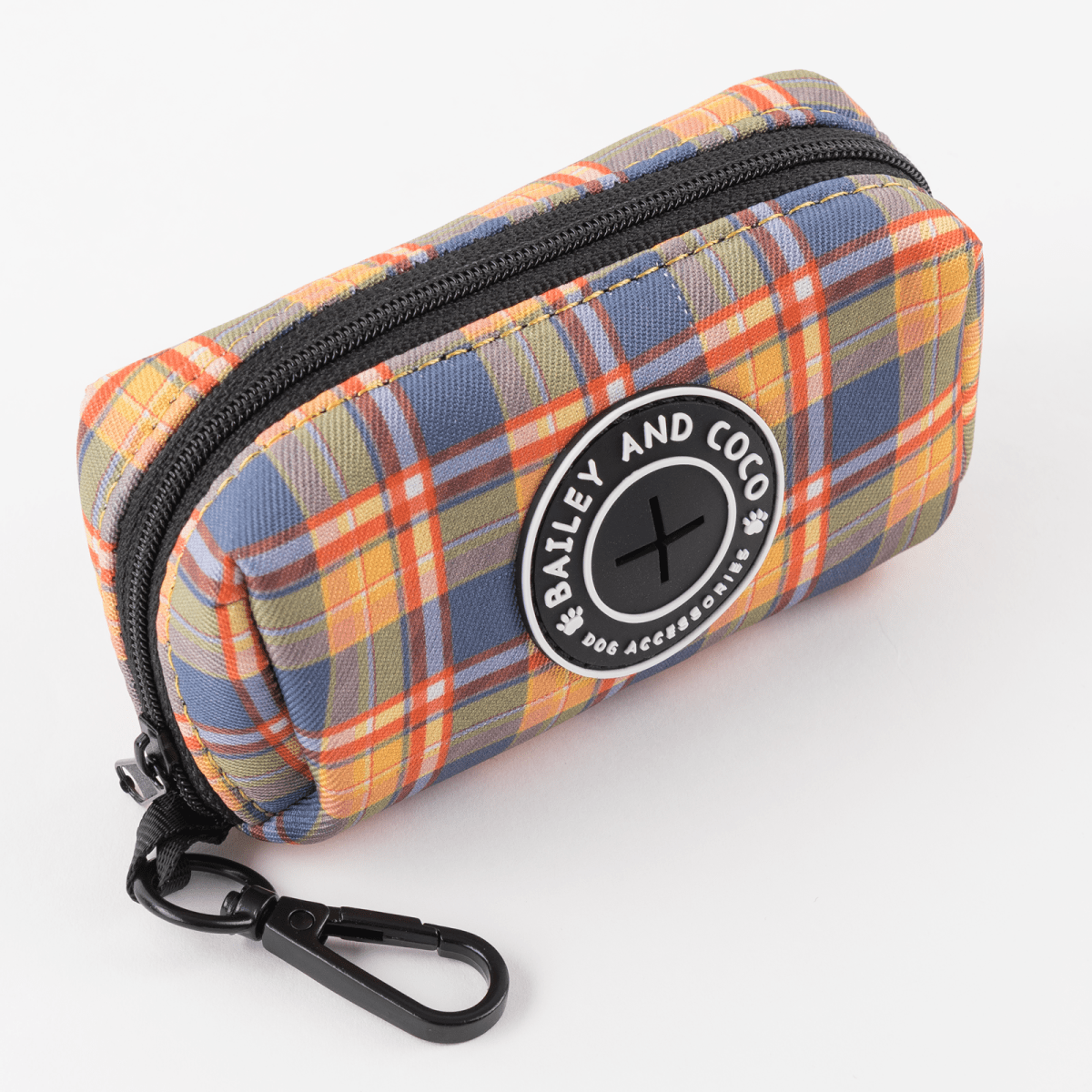 Poo Bag Holder - Rustic Tartan - Bailey and Coco (UK)