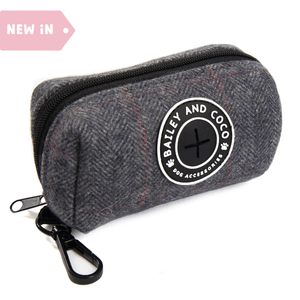 Poo Bag Holder - Slate Tweed - Bailey and Coco (UK)