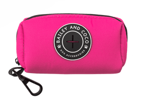 Poo Bag Holder - The Hot Pink One - Bailey and Coco (UK)