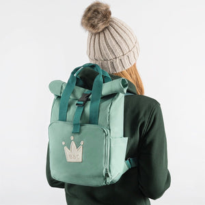 Roll - Top Adventure Small 9 Litre Backpack - Mint Green - Bailey and Coco (UK)