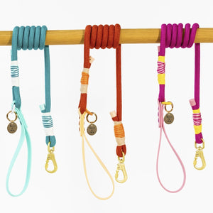 Rope Dog Lead COLOUR DROPS® - Ice Teal - Bailey and Coco (UK)