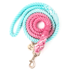 Rope Dog Lead - Ombre Cyan & Pink - Bailey and Coco (UK)