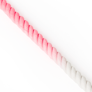 Rope Dog Lead - Ombre Pink & White - Bailey and Coco (UK)