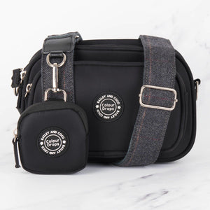 Slate Tweed Strap for Dog Walking Bag - Bailey and Coco (UK)