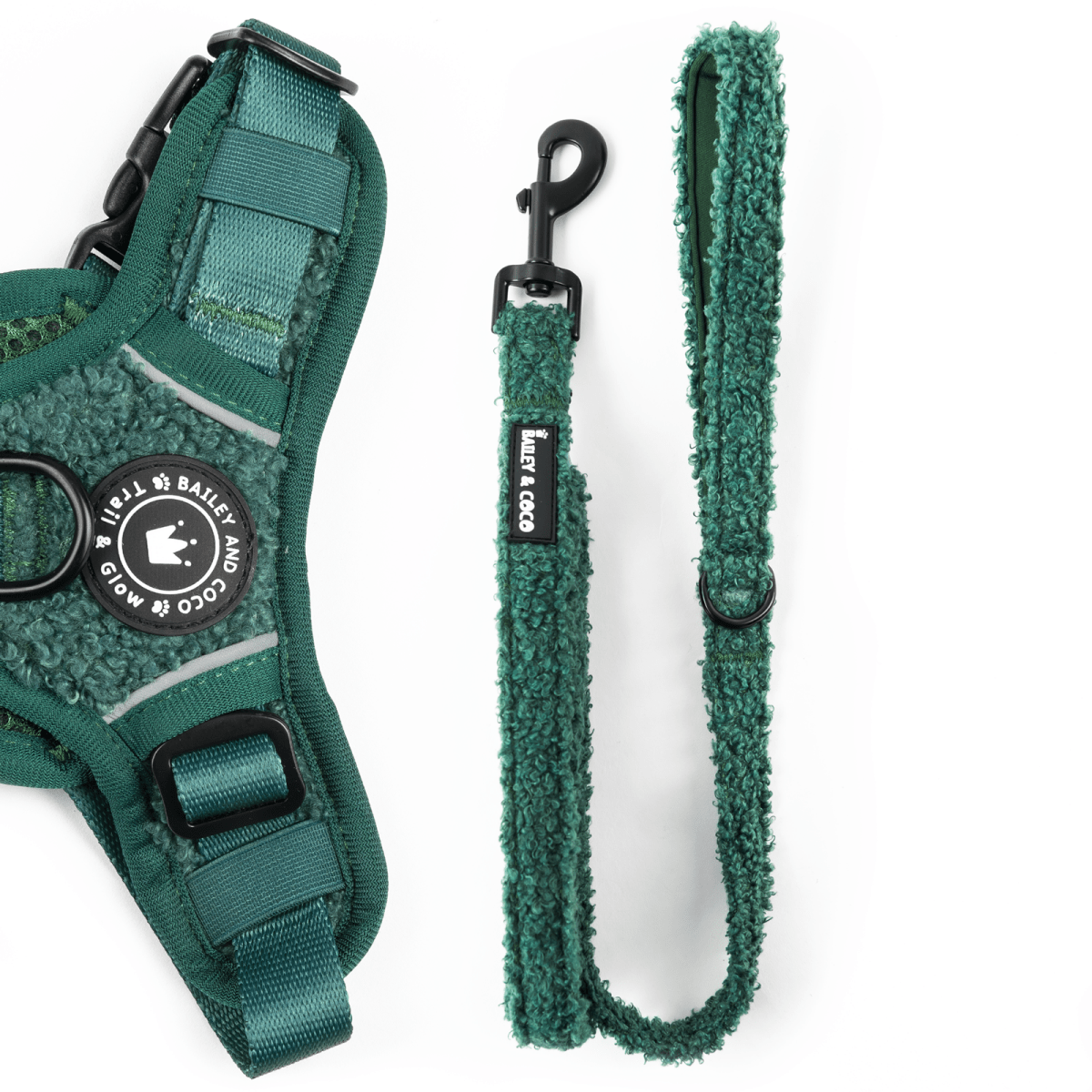 Teddy Dog Lead 5ft - Emerald Teddy - Bailey and Coco (UK)