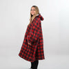 The Red Tartan One Oversized Blanket Hoodie - Bailey and Coco (UK)