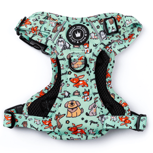 Trail & Glow® Dog Harness - Dog Party - Bailey and Coco (UK)