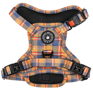 Trail & Glow® Dog Harness Premium No - Pull Design - Rustic Tartan - Bailey and Coco (UK)