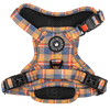 Trail & Glow® Dog Harness Premium No - Pull Design - Rustic Tartan - Bailey and Coco (UK)