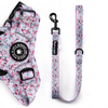 Trail & Glow® Fabric Dog Lead 5ft - Peony Blossom - Bailey and Coco (UK)