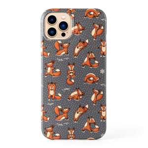 iPhone Case - Foxy Yoga Phone Case – Gravity Grey.