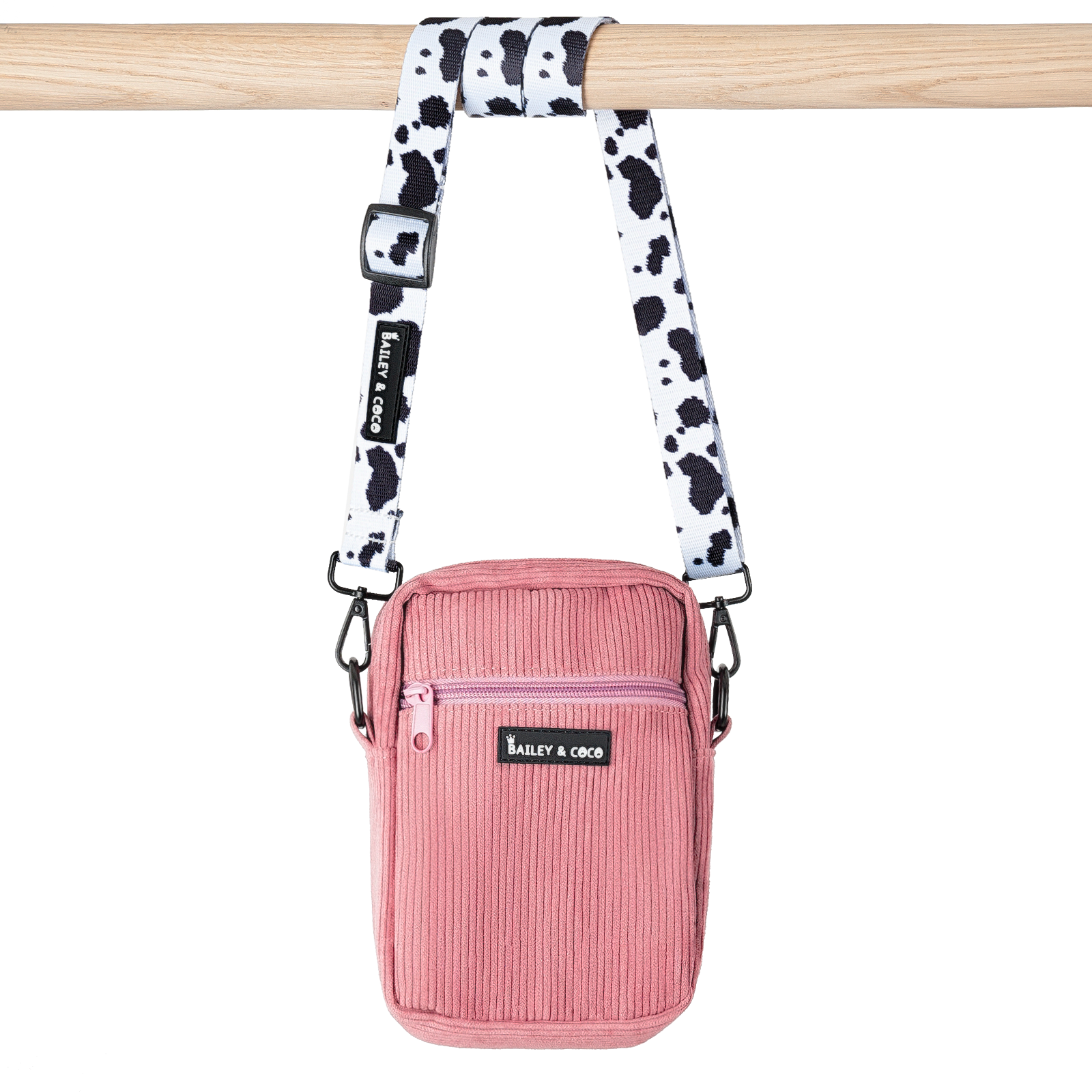 Dog Walking Bag With On The Dot Dalmatian Strap - Lilac.